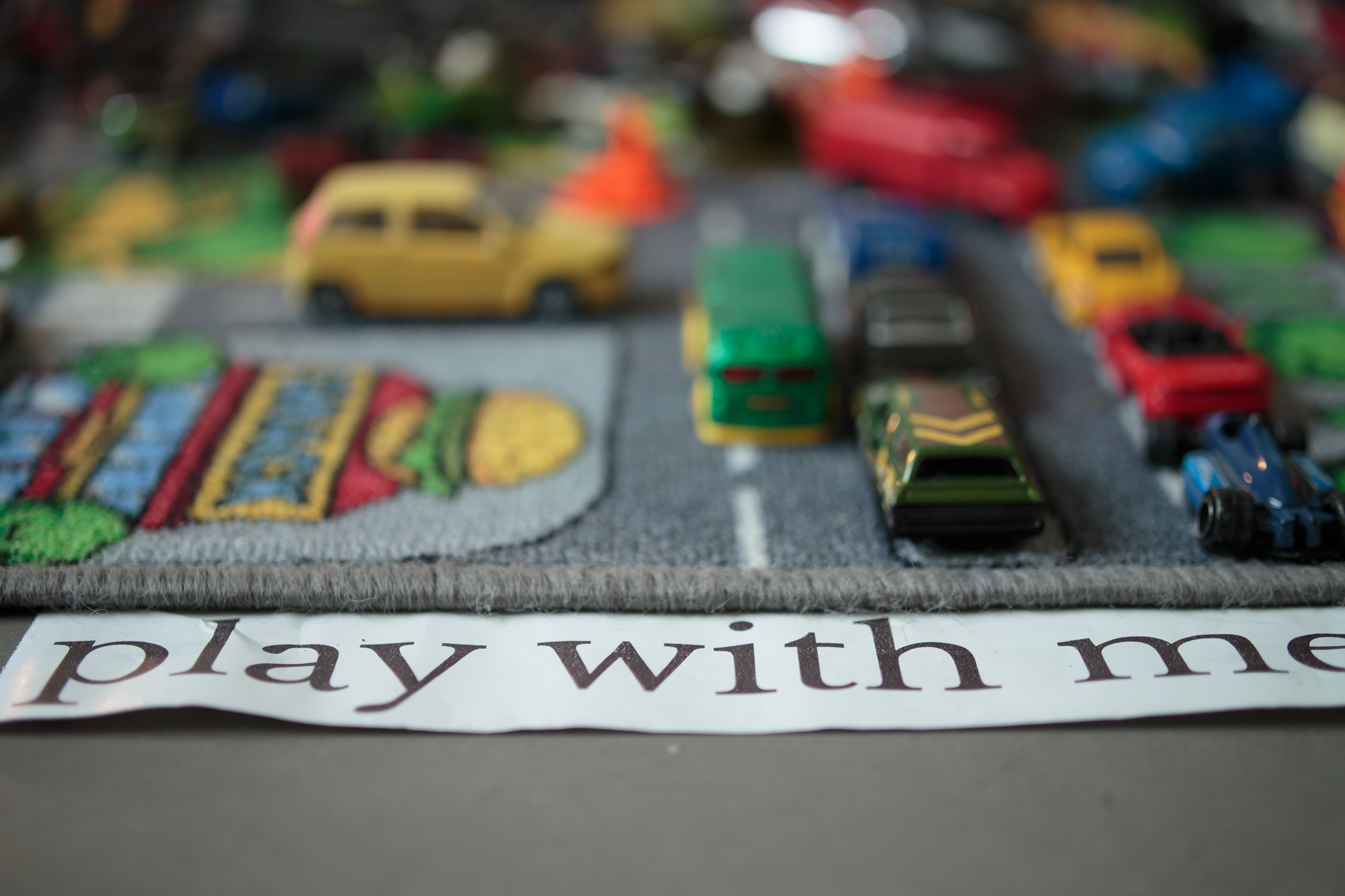 Our action figures in action