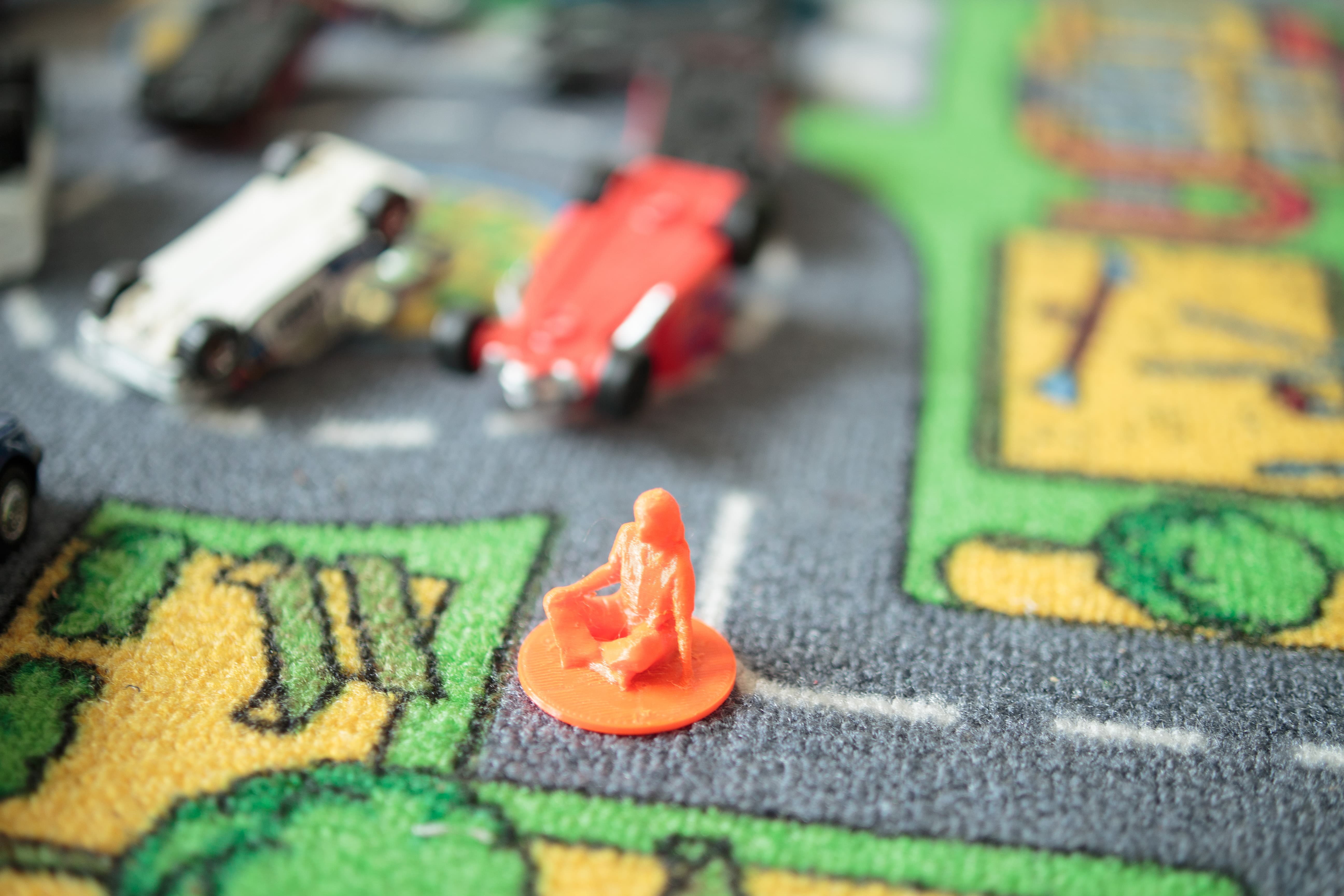 Our action figures in action